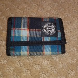 Billabong plaid wallet